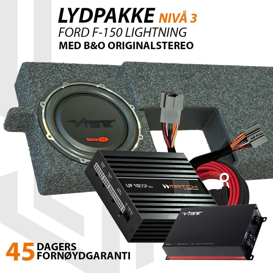 Match Lydoppgraderingspakke Ford F-150 Lightning - Nivå 3
