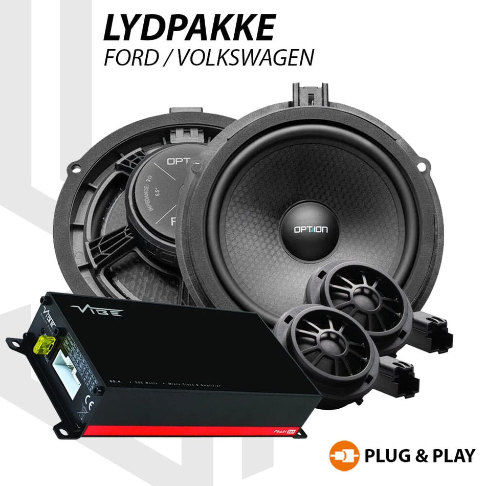 VIBE / OPTION Lydoppgraderingspakke Ford / VW
