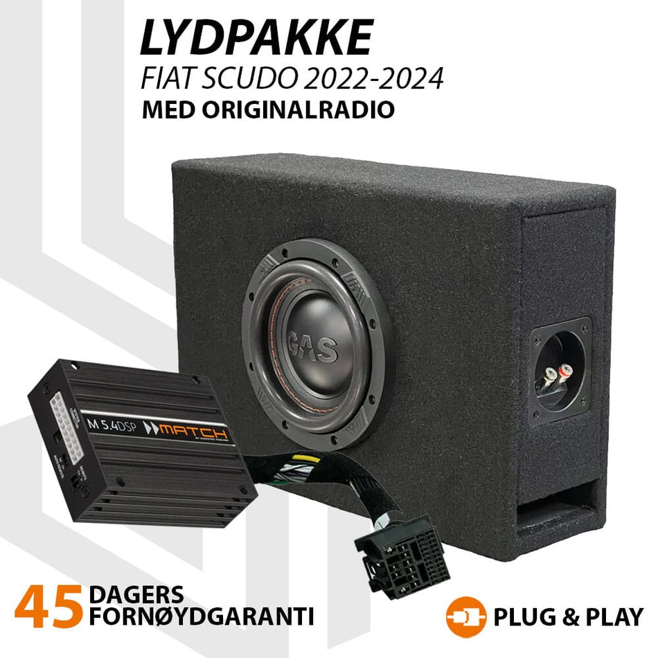 Match Lydoppgraderingspakke Fiat Scudo