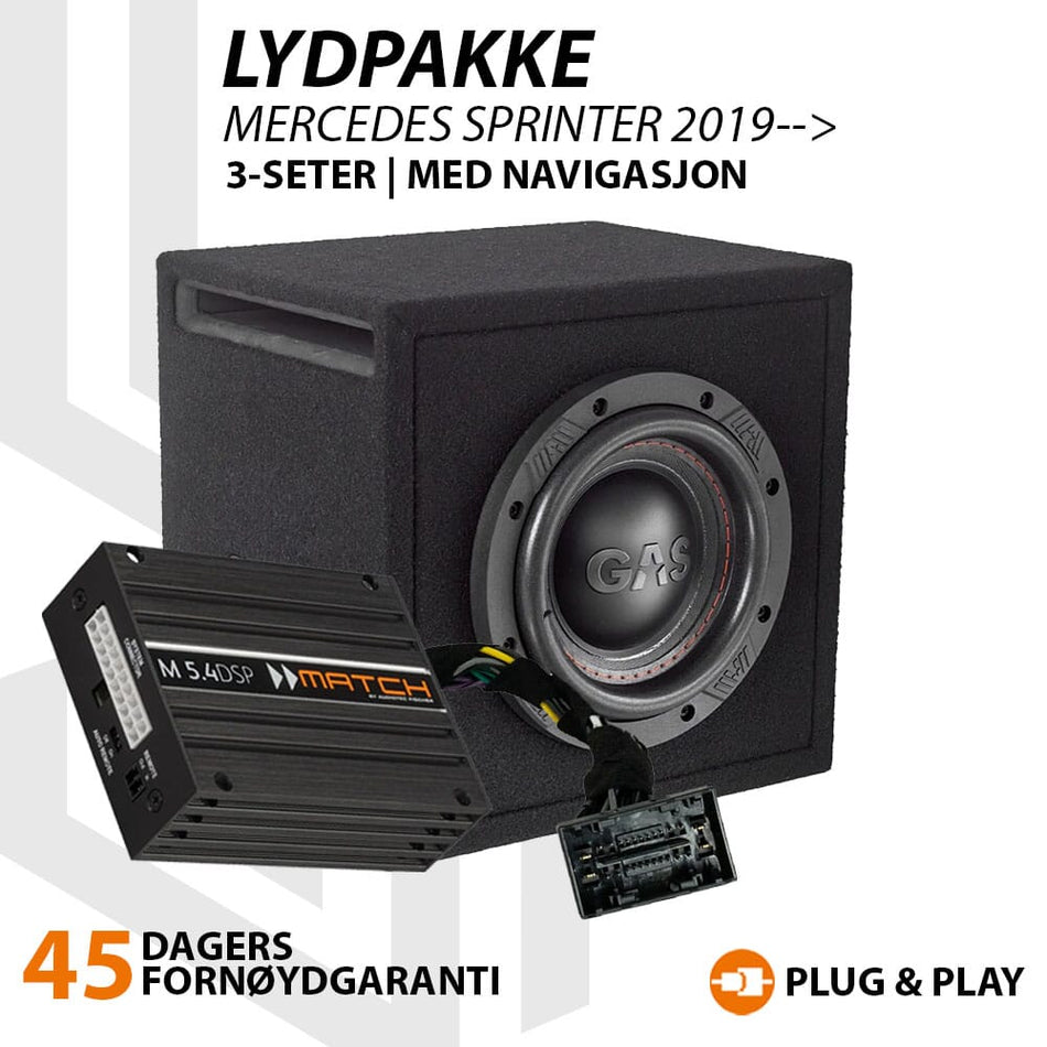 Match Lydoppgraderingspakke Sprinter