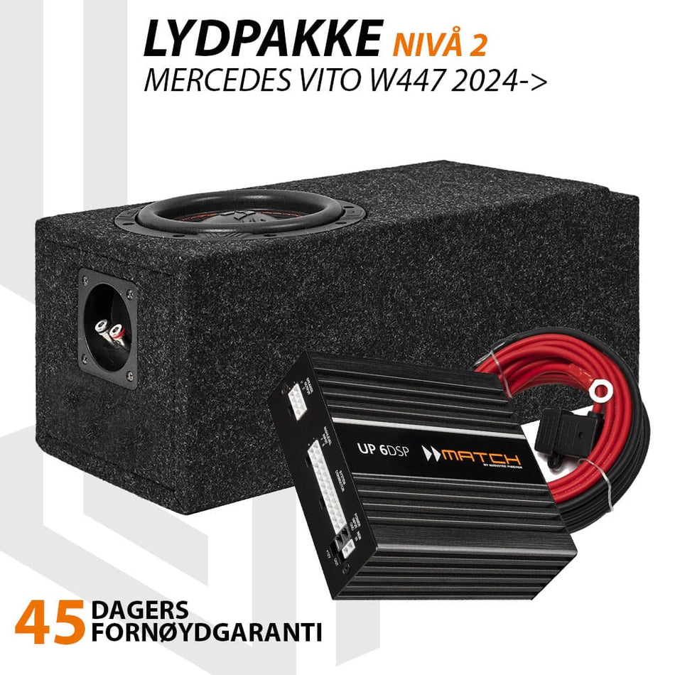 Match Lydoppgraderingspakke Mercedes Vito W447 2024->