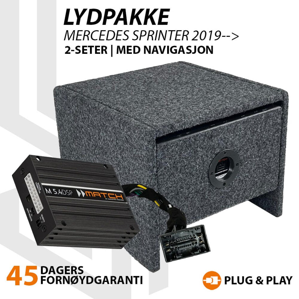 Match Lydoppgraderingspakke MB Sprinter