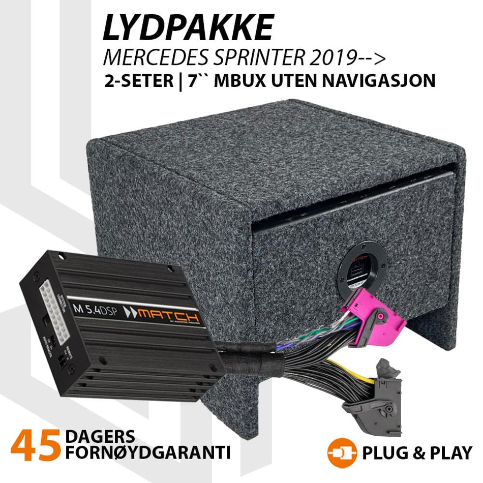 Match Lydoppgraderingspakke MB Sprinter