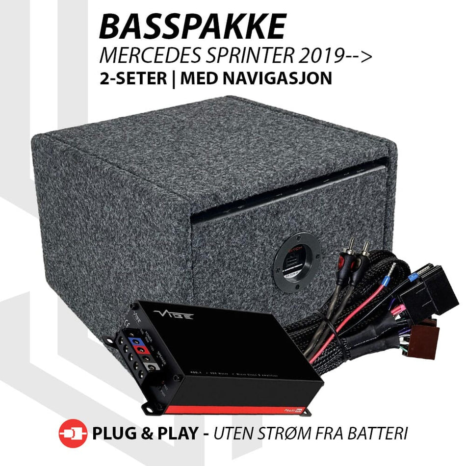 HELIX / VIBE basspakke Mercedes Sprinter