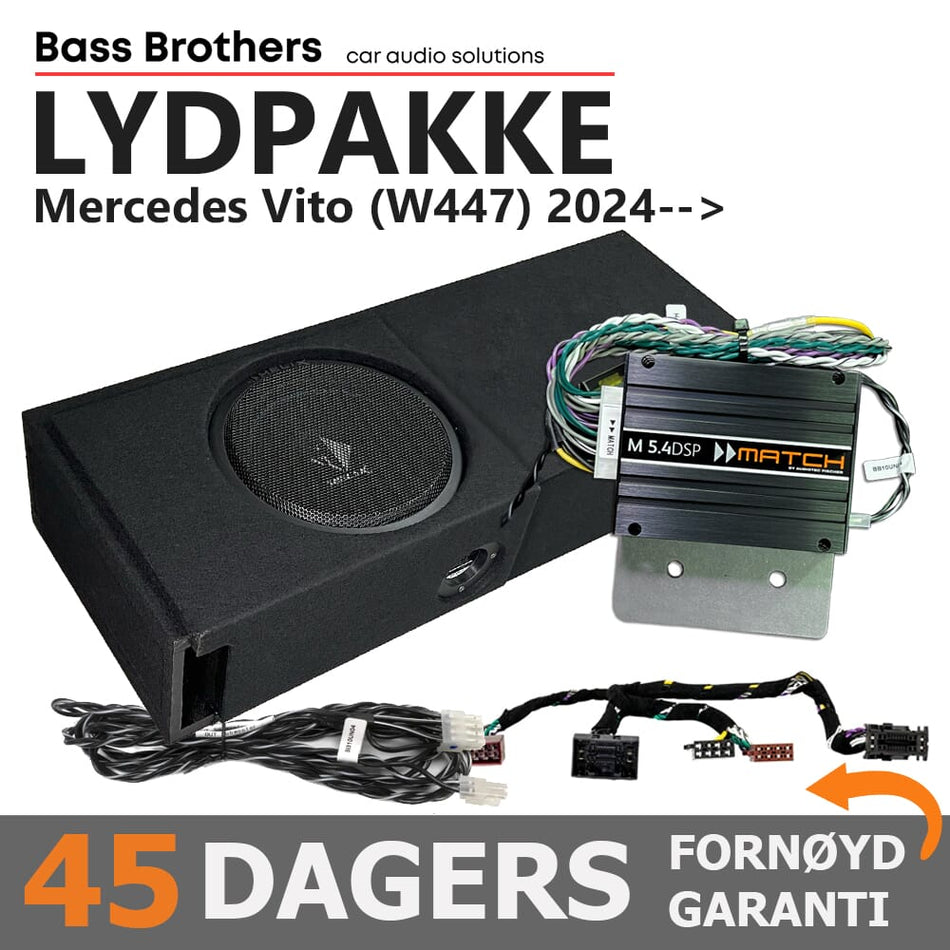 Match Lydoppgraderingspakke Mercedes Vito