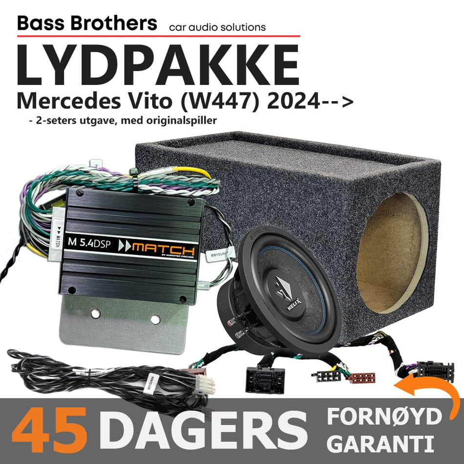 Match Lydoppgraderingspakke Mercedes Vito