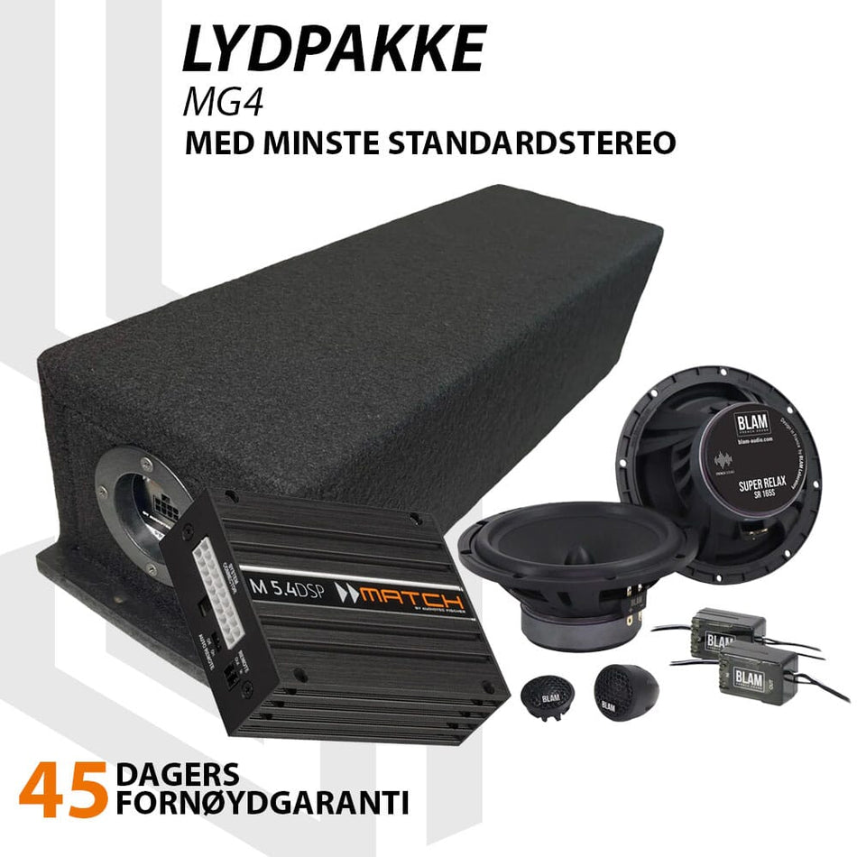 Match Lydoppgraderingspakke MG4 - Nivå 2