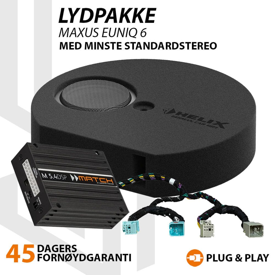 Match Lydoppgraderingspakke Maxus Euniq 6 SUV