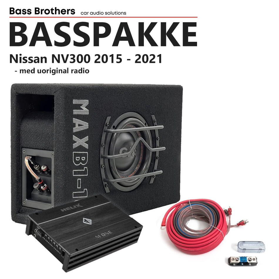 GAS / Helix Basspakke Nissan NV300