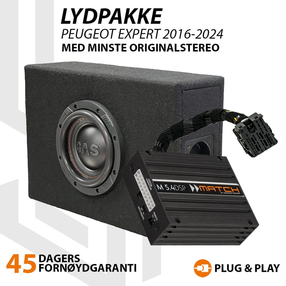 Match Lydoppgraderingspakke Peugeot Expert