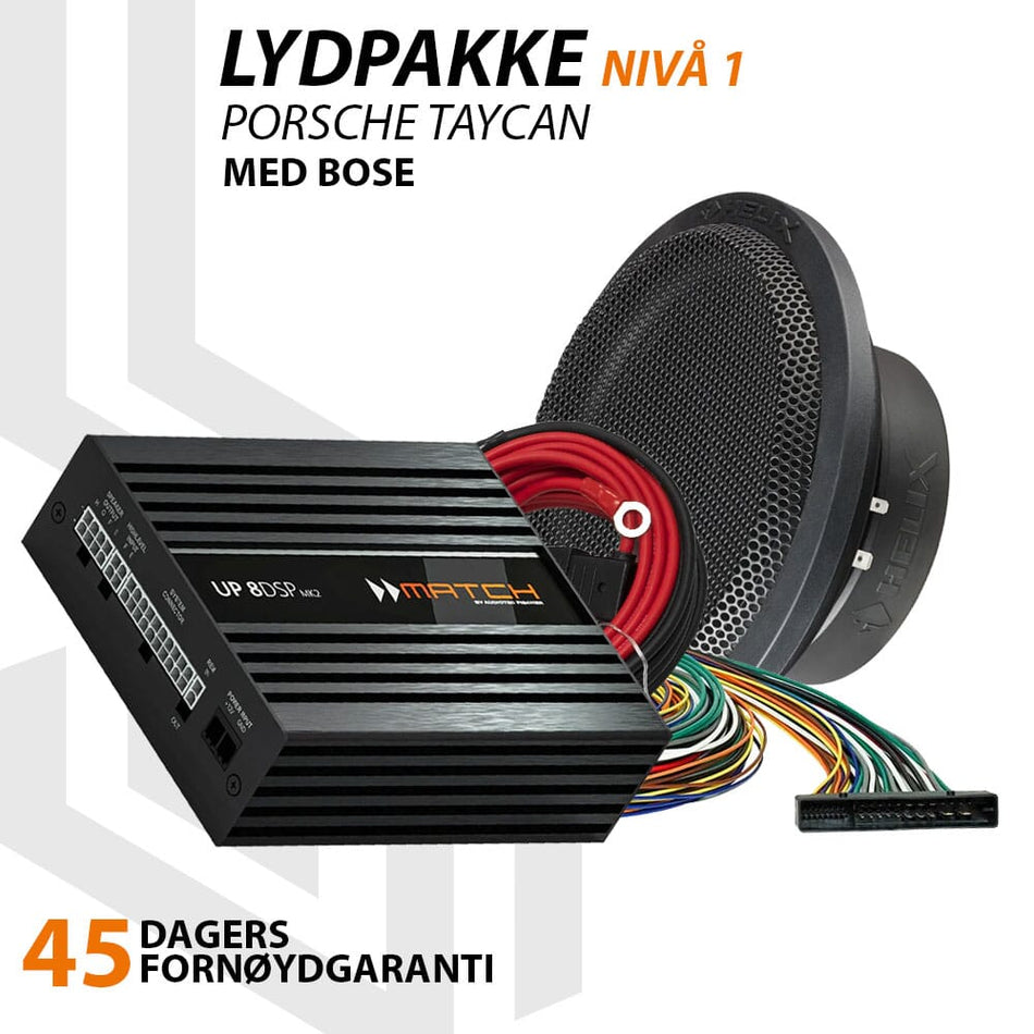 Match Lydoppgraderingspakke Porsche Taycan - Nivå 1
