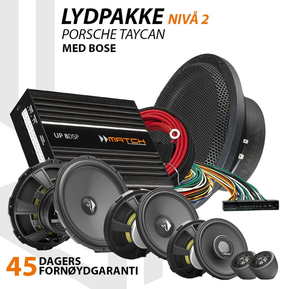 Match Lydoppgraderingspakke Porsche Taycan - Nivå 2