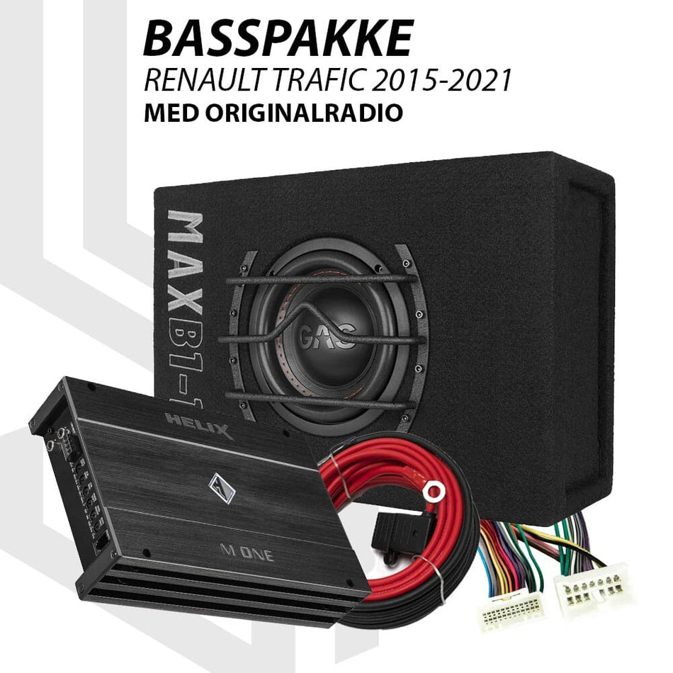 GAS / Helix Basspakke Renault Trafic