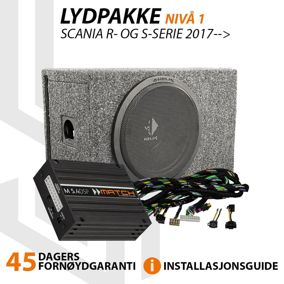 Match Lydoppgraderingspakke Scania - Nivå 1