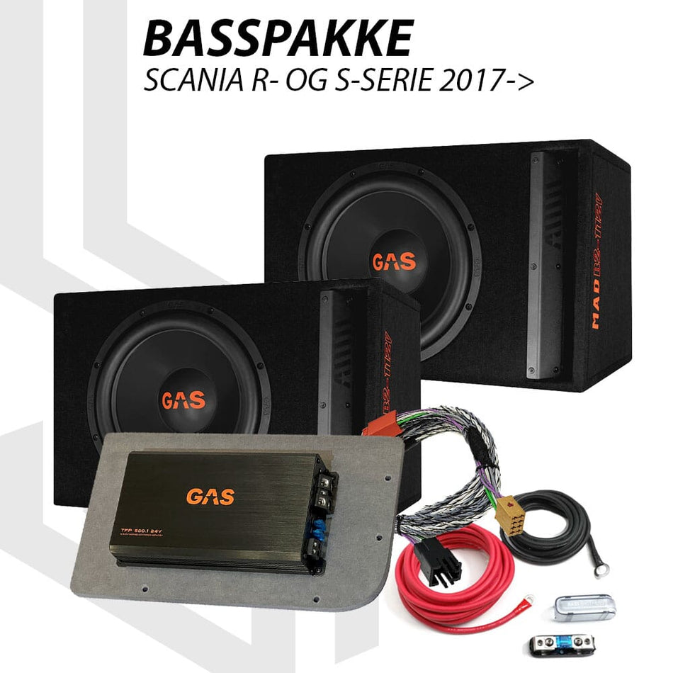 GAS 2x12`` basspakke for Scania