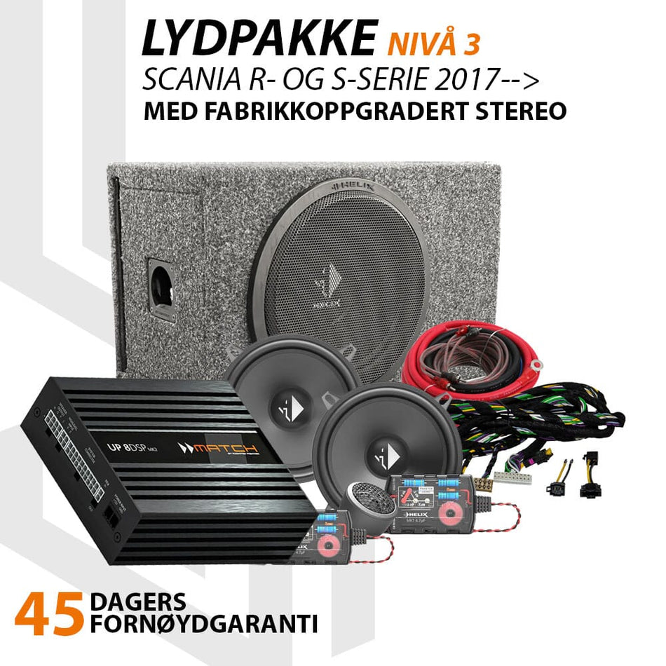 Match Lydoppgraderingspakke Scania - Nivå 3
