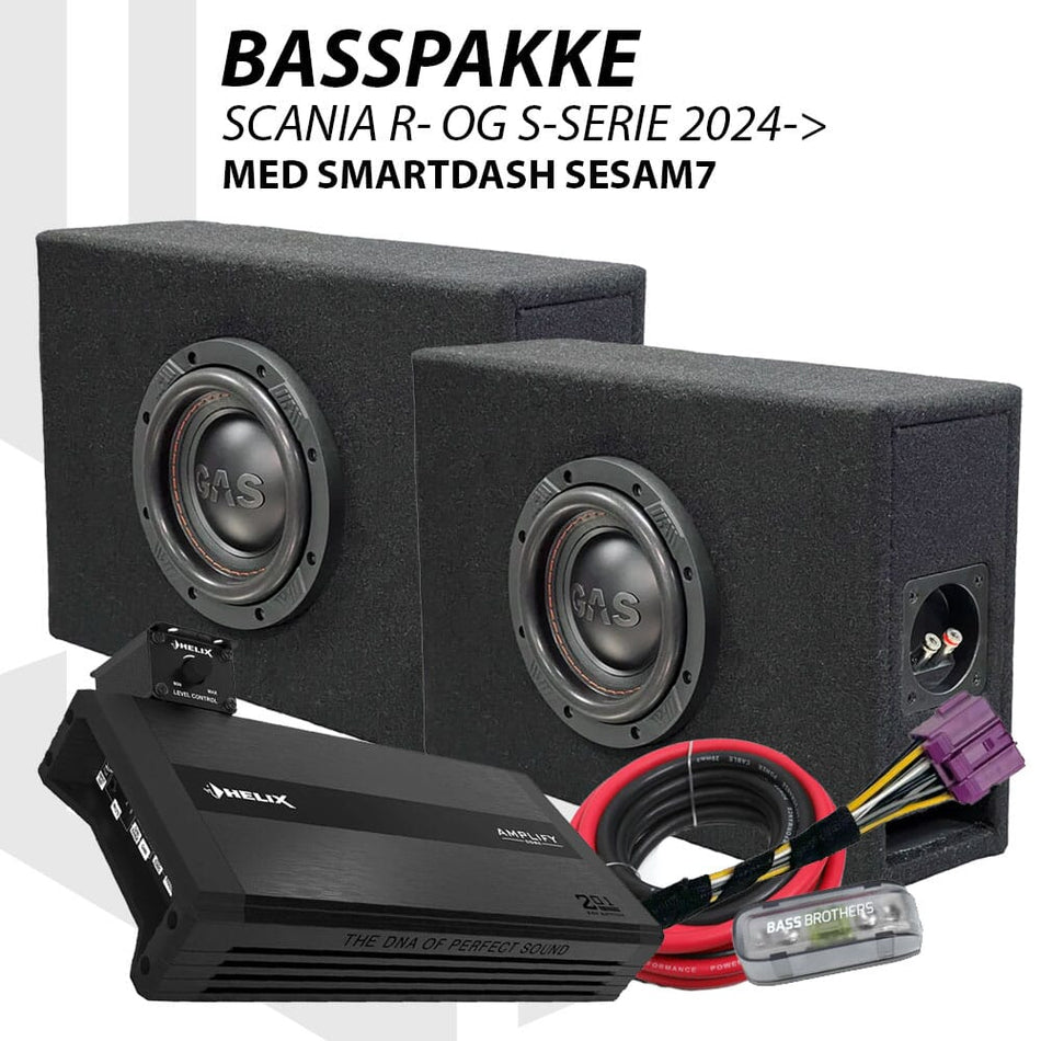 HELIX / GAS basspakke Scania SmartDash