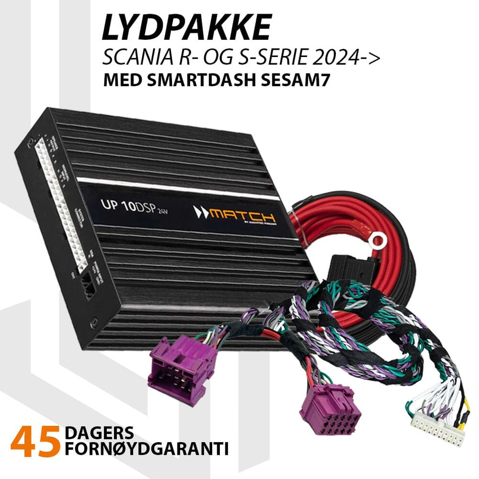 Match Lydoppgraderingspakke Scania SmartDash