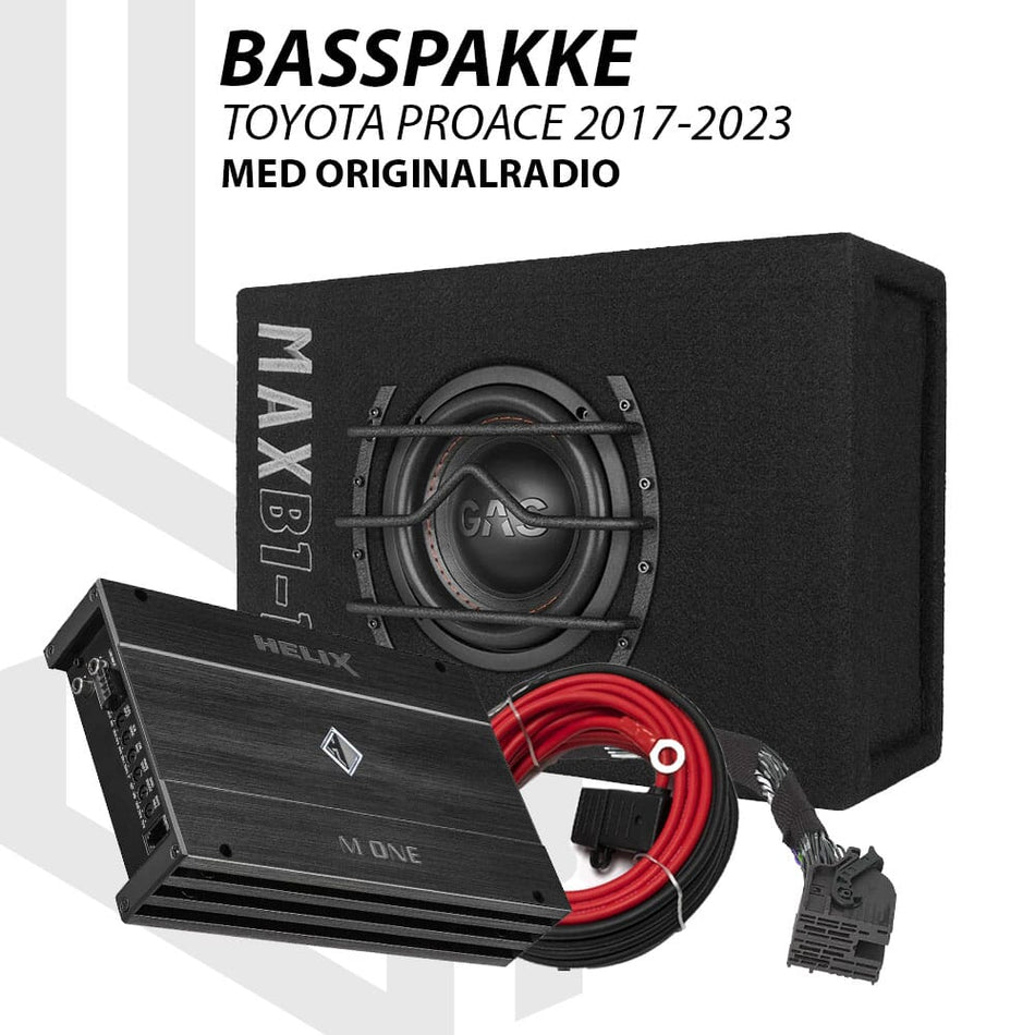 GAS / Helix Basspakke Toyota ProAce