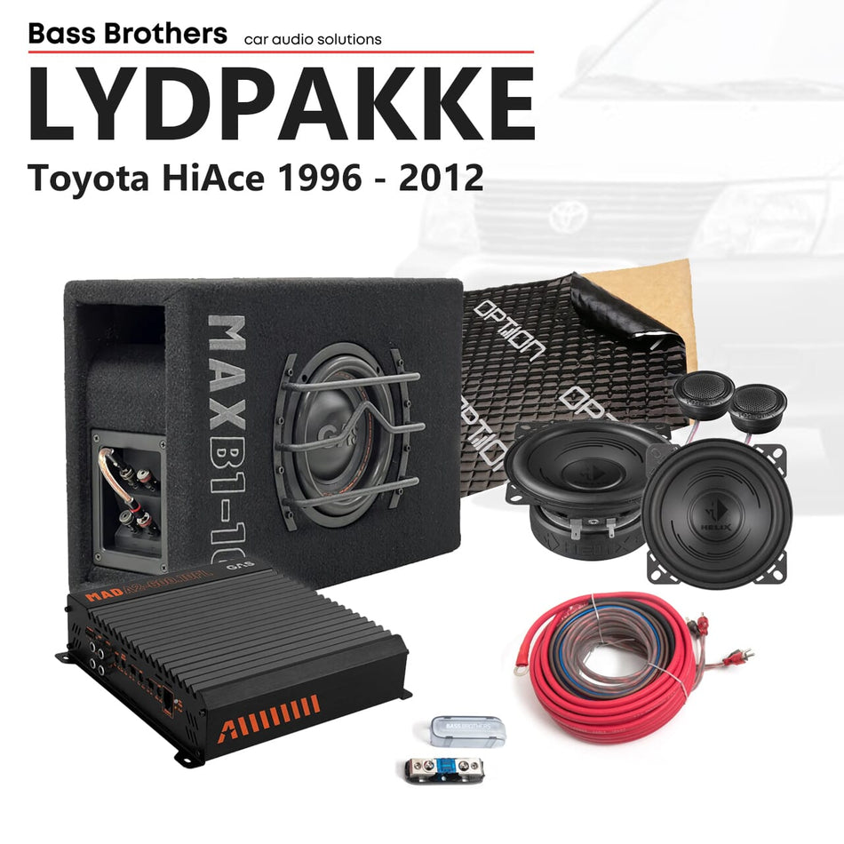 Lydoppgraderingspakke Toyota HiAce