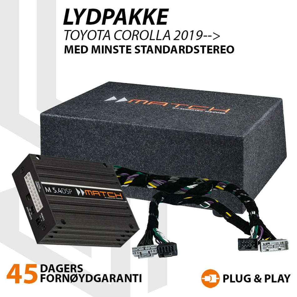 Match Lydoppgraderingspakke Toyota Corolla