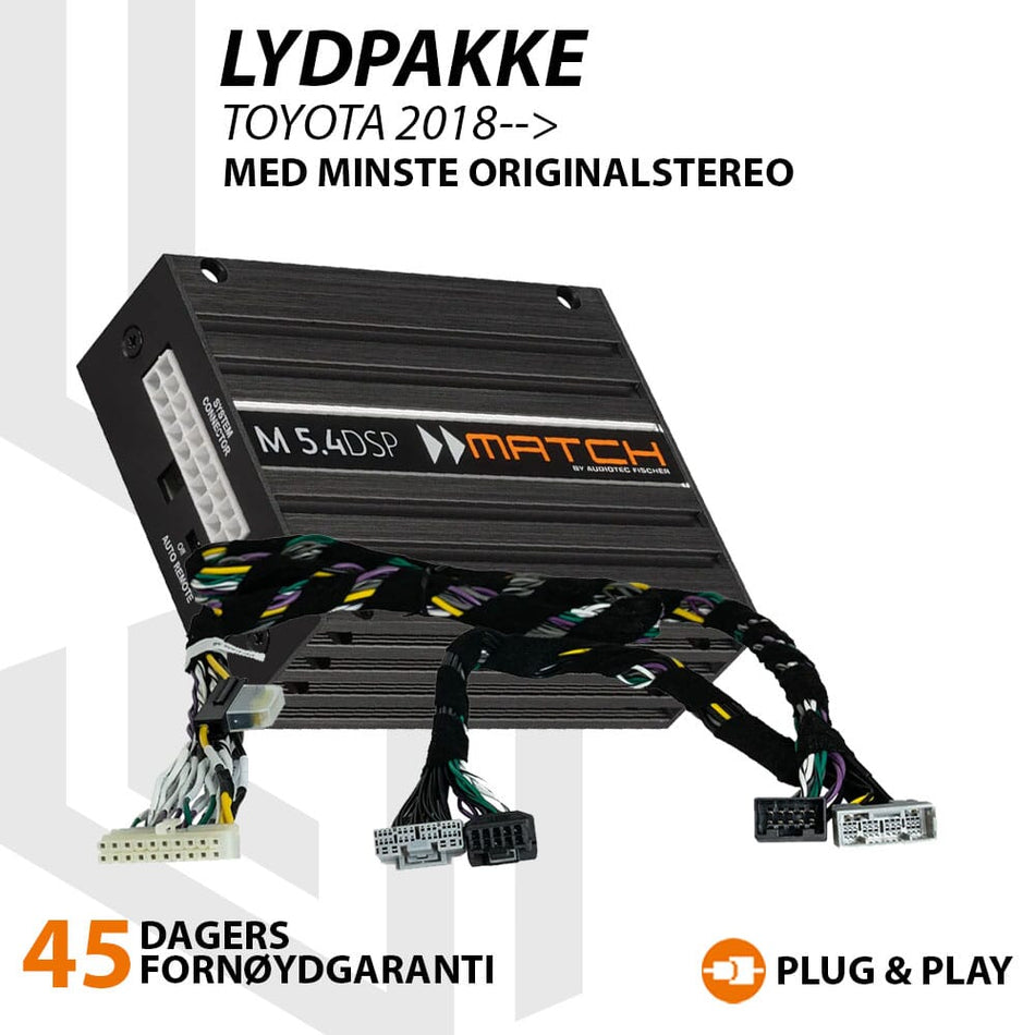 Match Lydoppgraderingspakke Toyota