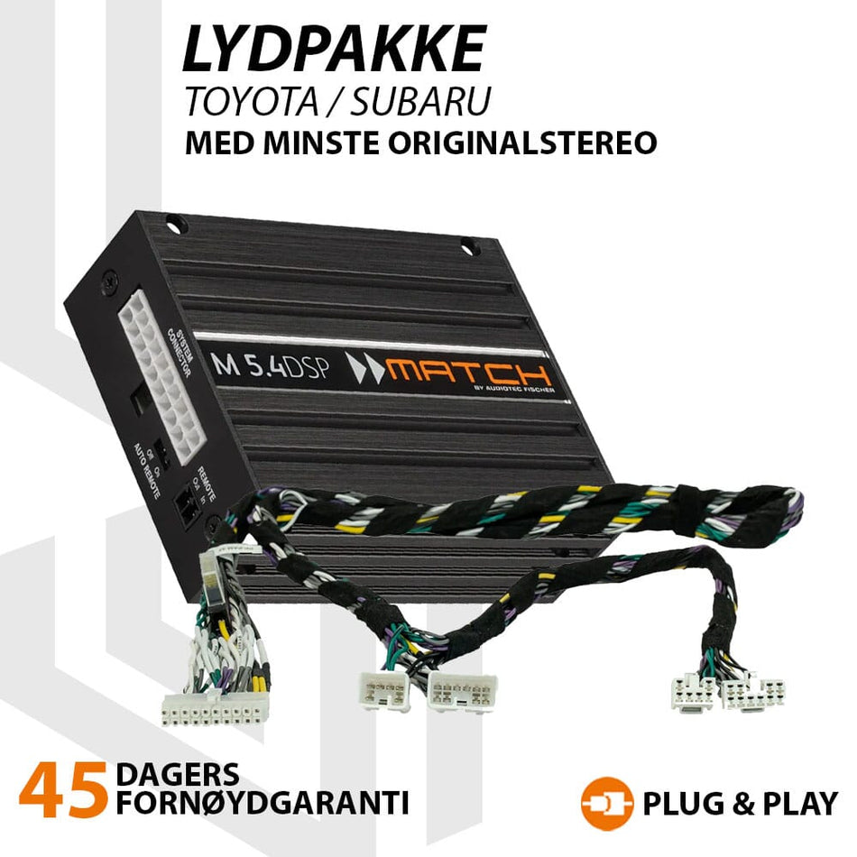 Match Lydoppgraderingspakke Toyota