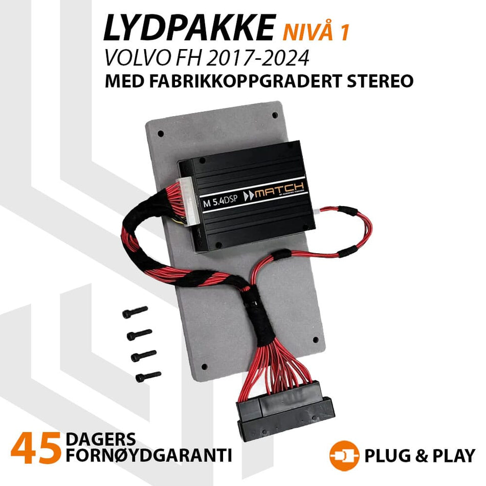 Match Lydoppgraderingspakke Volvo FH - Nivå 1