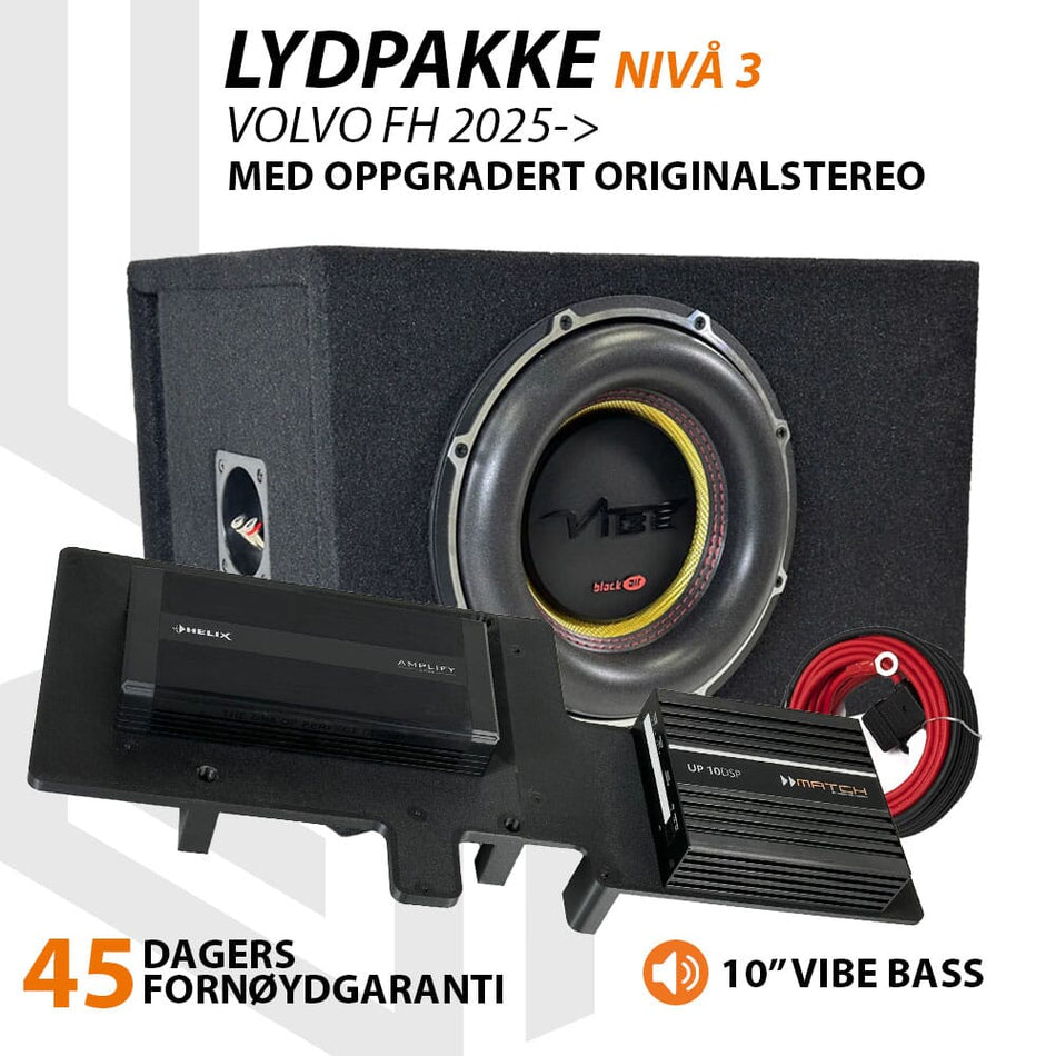 Match Lydoppgraderingspakke Volvo FH - Nivå 3