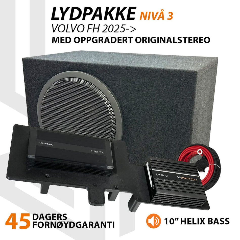 Match Lydoppgraderingspakke Volvo FH - Nivå 3