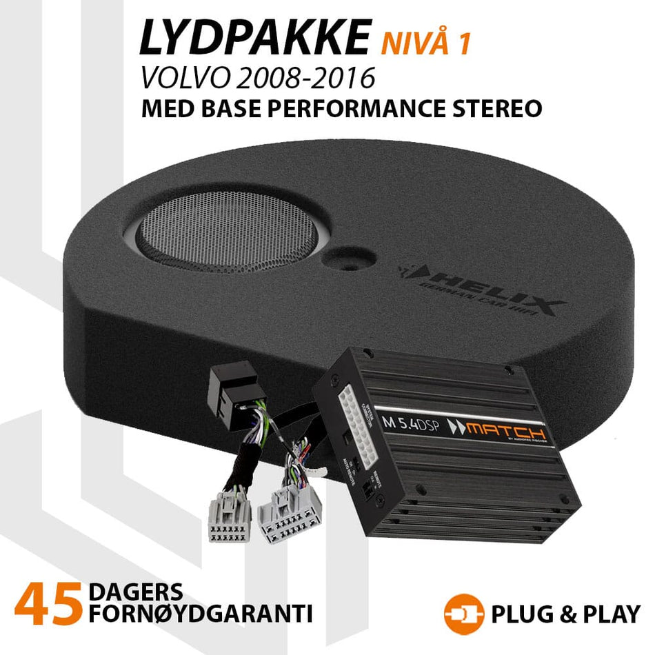 Match Lydoppgraderingspakke Volvo med BASE Performance