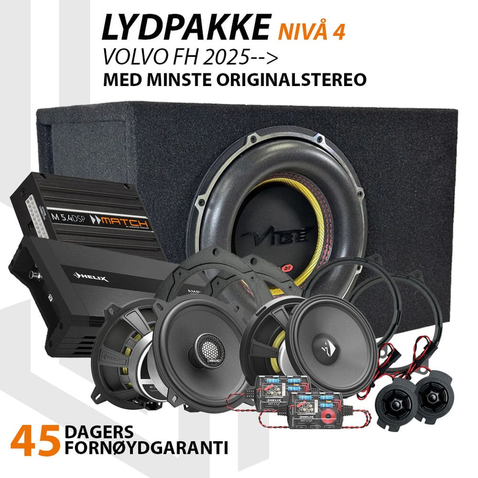 Match Lydoppgraderingspakke Volvo FH - Nivå 4
