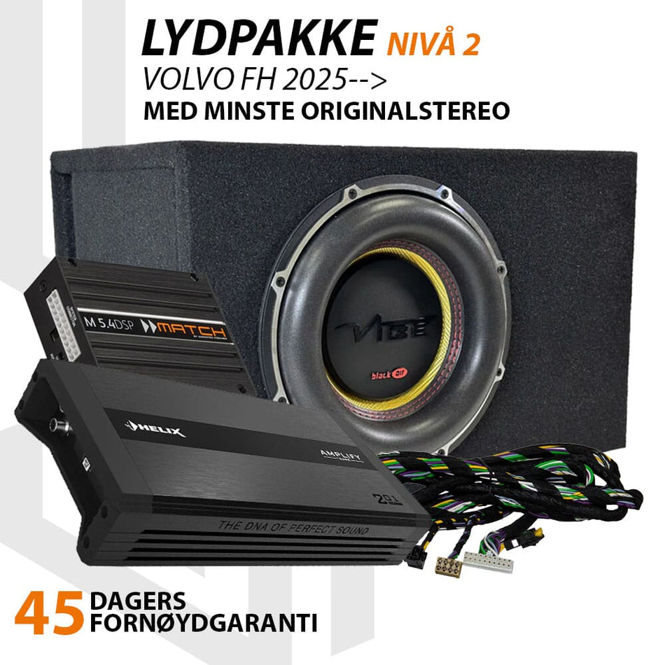 Match Lydoppgraderingspakke Volvo FH - Nivå 2