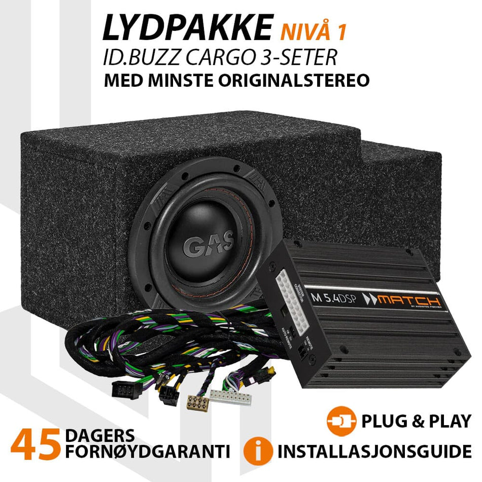 Match Lydoppgraderingspakke VW ID.Buzz Cargo 3-seter
