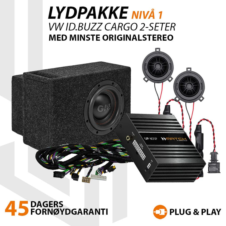 Match Lydoppgraderingspakke VW ID.Buzz Cargo 2-seter