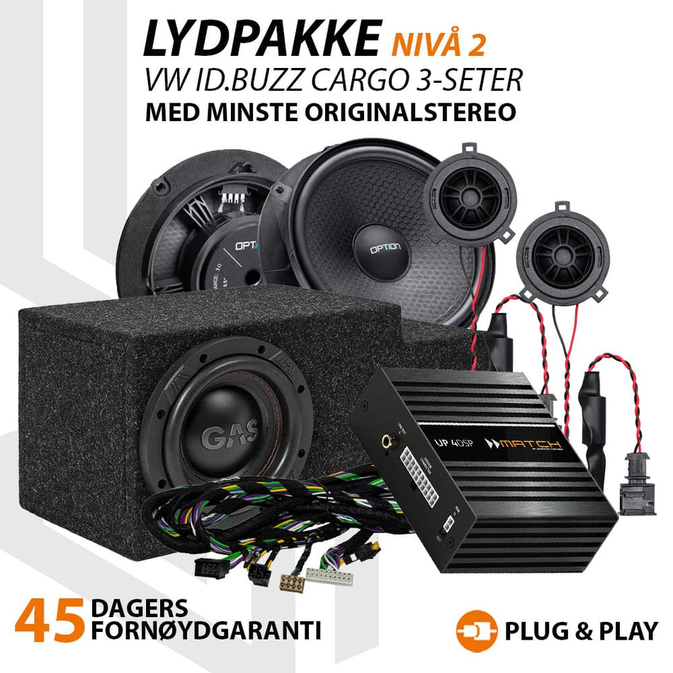 Match Lydoppgraderingspakke VW ID.Buzz Cargo 3-seter