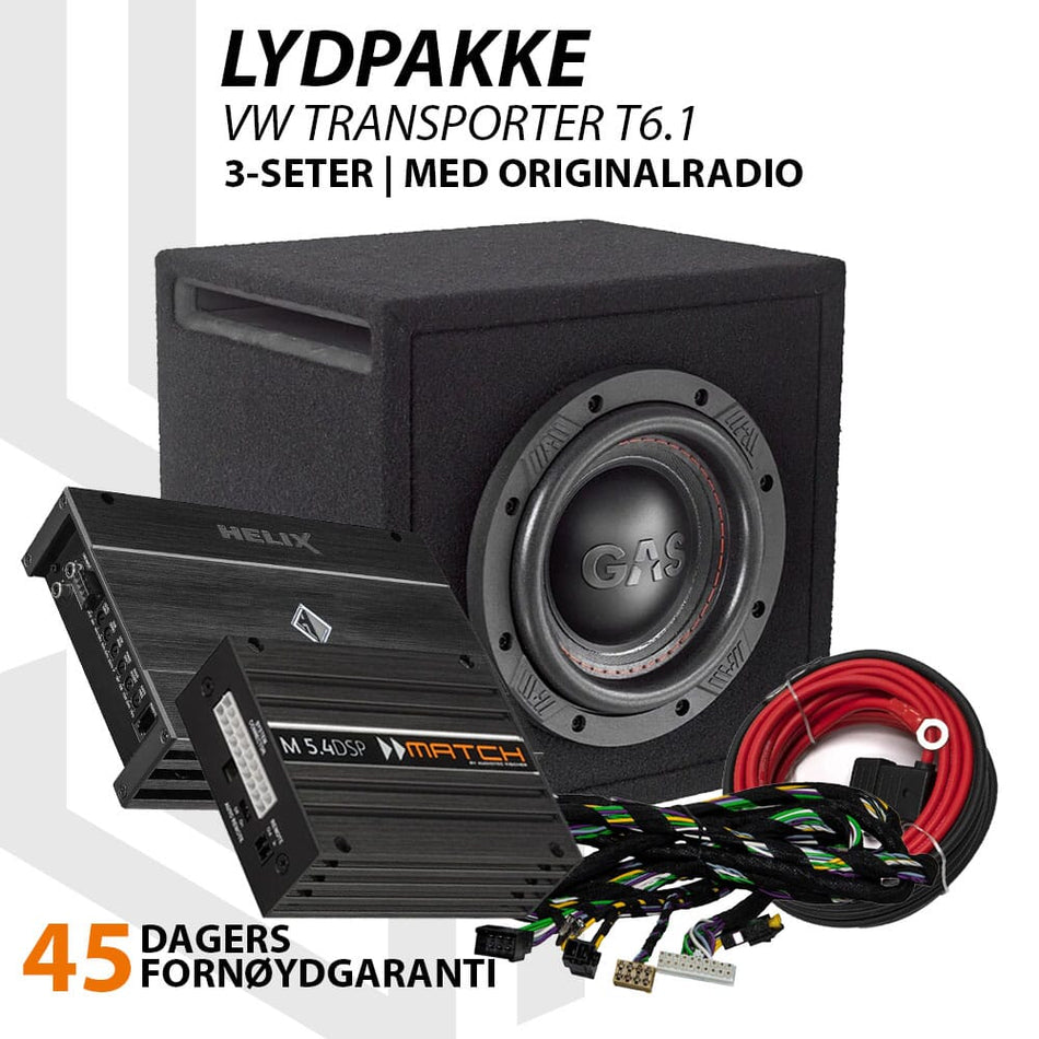 Match Lydoppgraderingspakke VW T6.1 - Stage 2