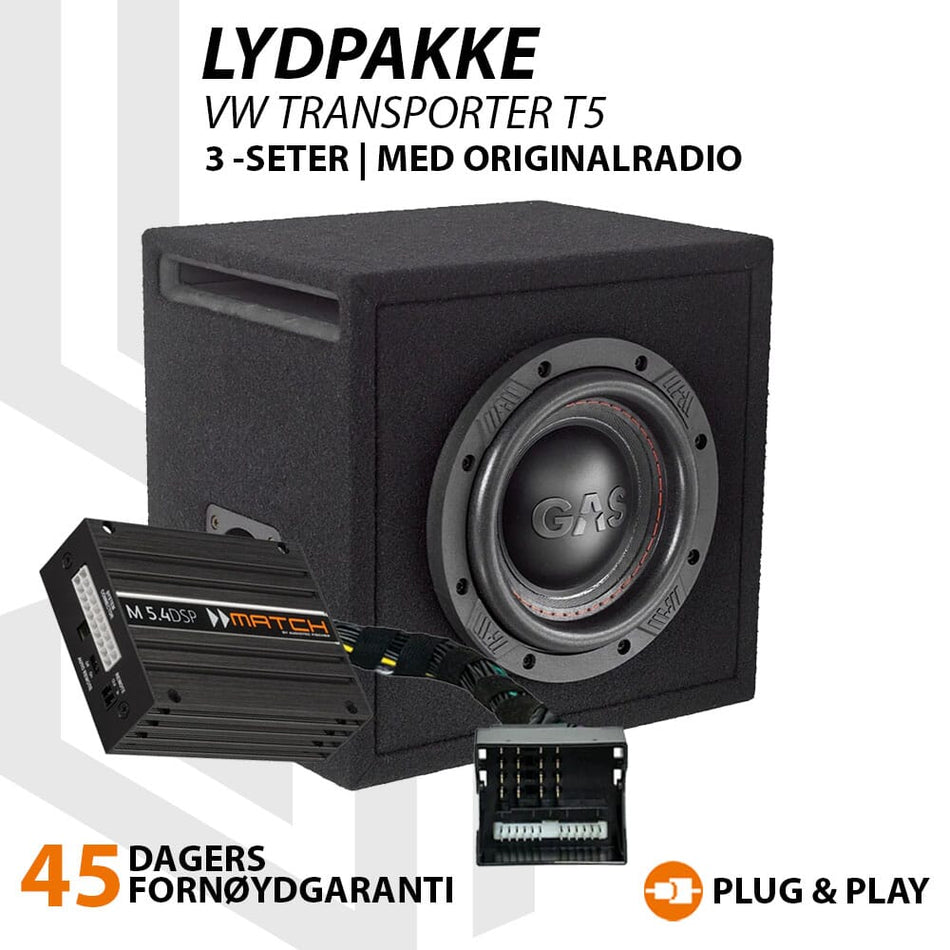 Match Lydoppgraderingspakke VW Transporter T5