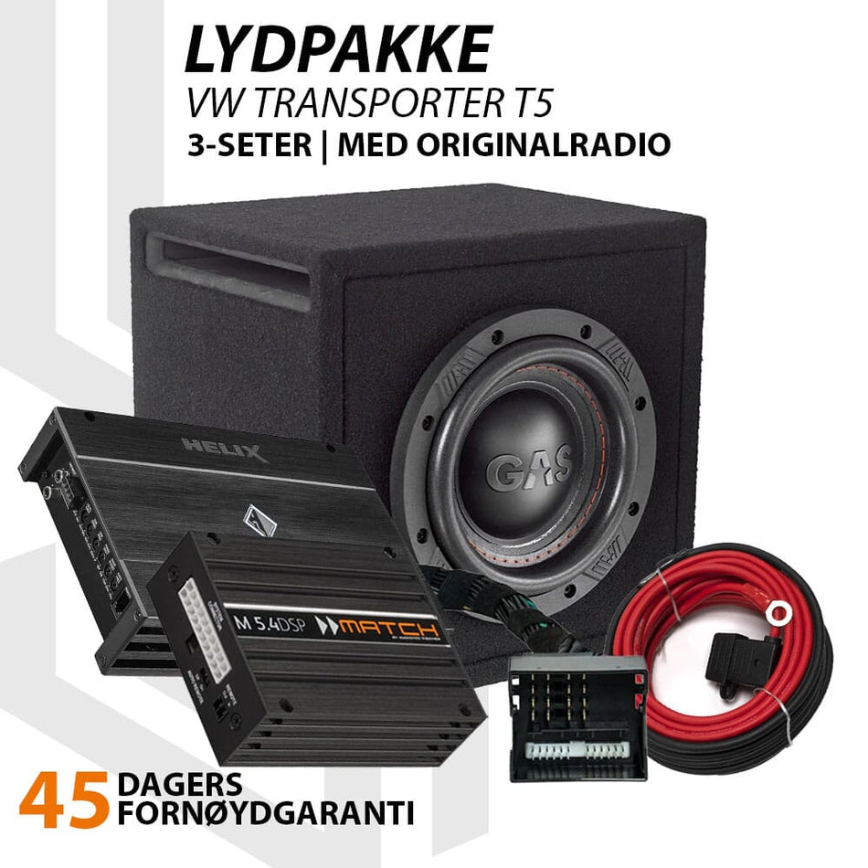 Match Lydoppgraderingspakke VW T5 - Stage 2