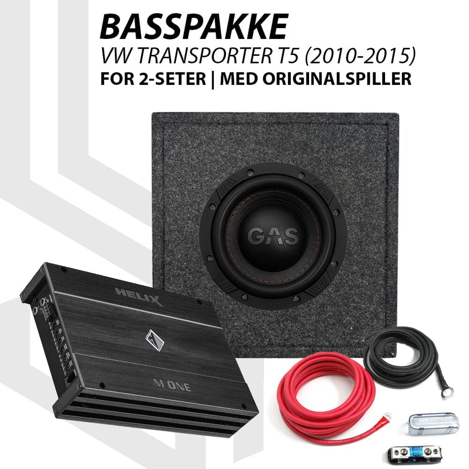 Basspakke for VW Transporter T5