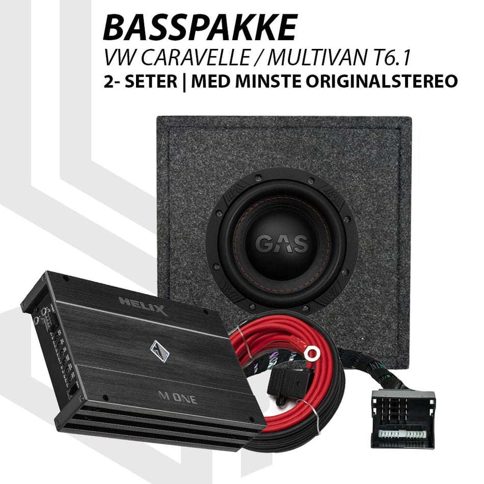 Basspakke for VW Caravelle/Multivan T6.1