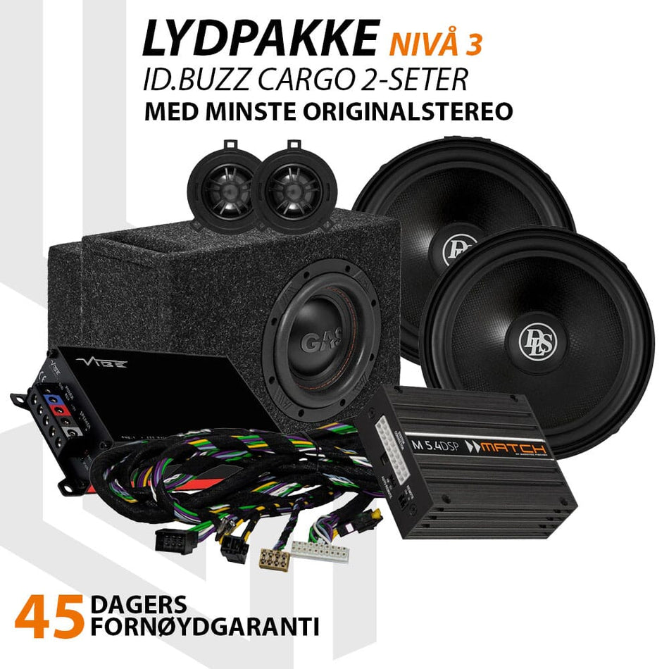 Match Lydoppgraderingspakke VW ID.Buzz Cargo 2-seter