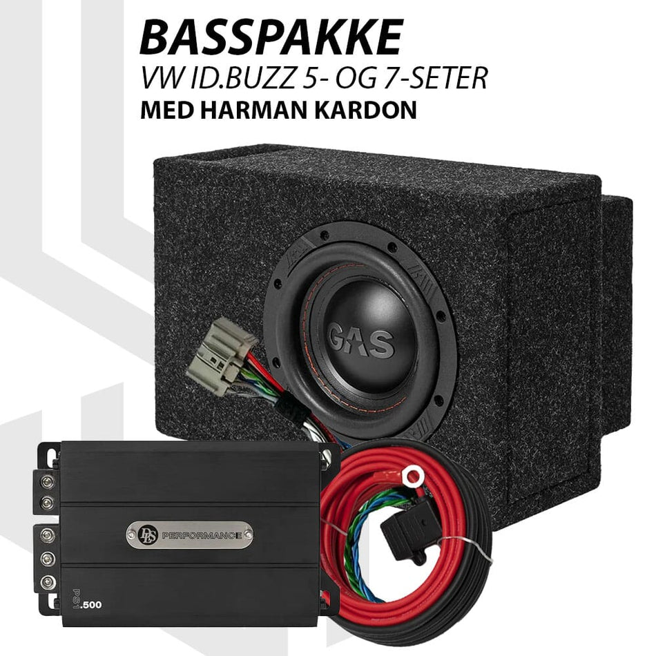 Basspakke VW ID.Buzz 5-, 6- og 7-seter med Harman Kardon
