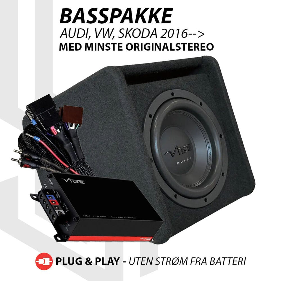 VIBE basspakke Audi / VW / Skoda