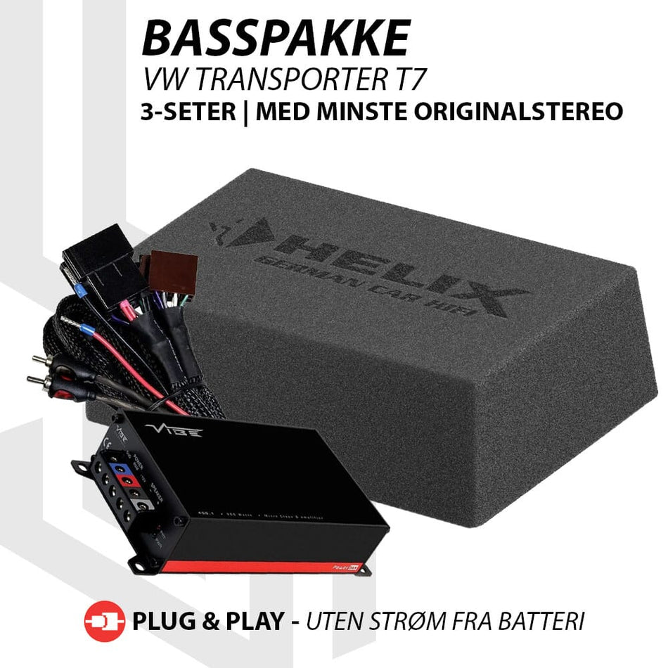 Basspakke VW Transporter T7