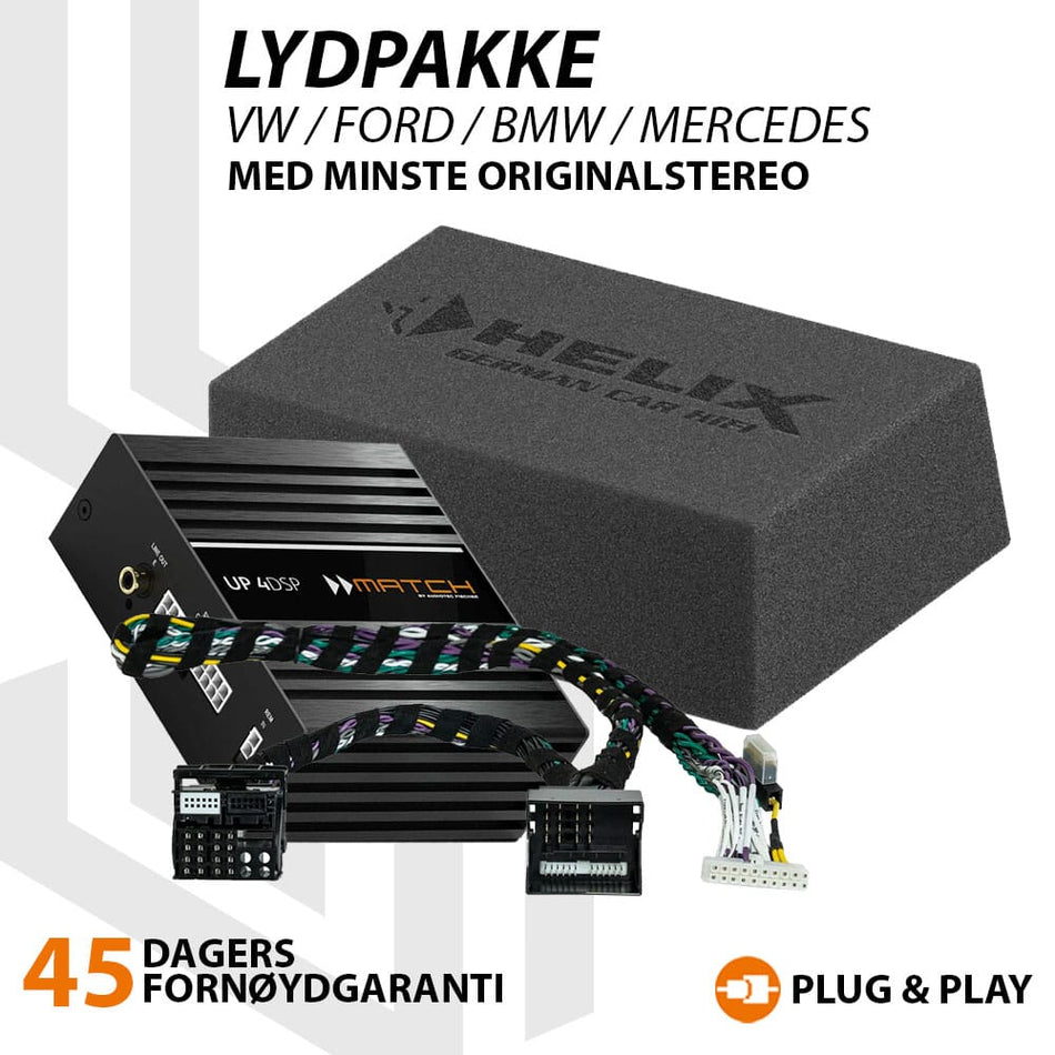 Match Lydoppgraderingspakke VW / Ford / BMW / Mercedes