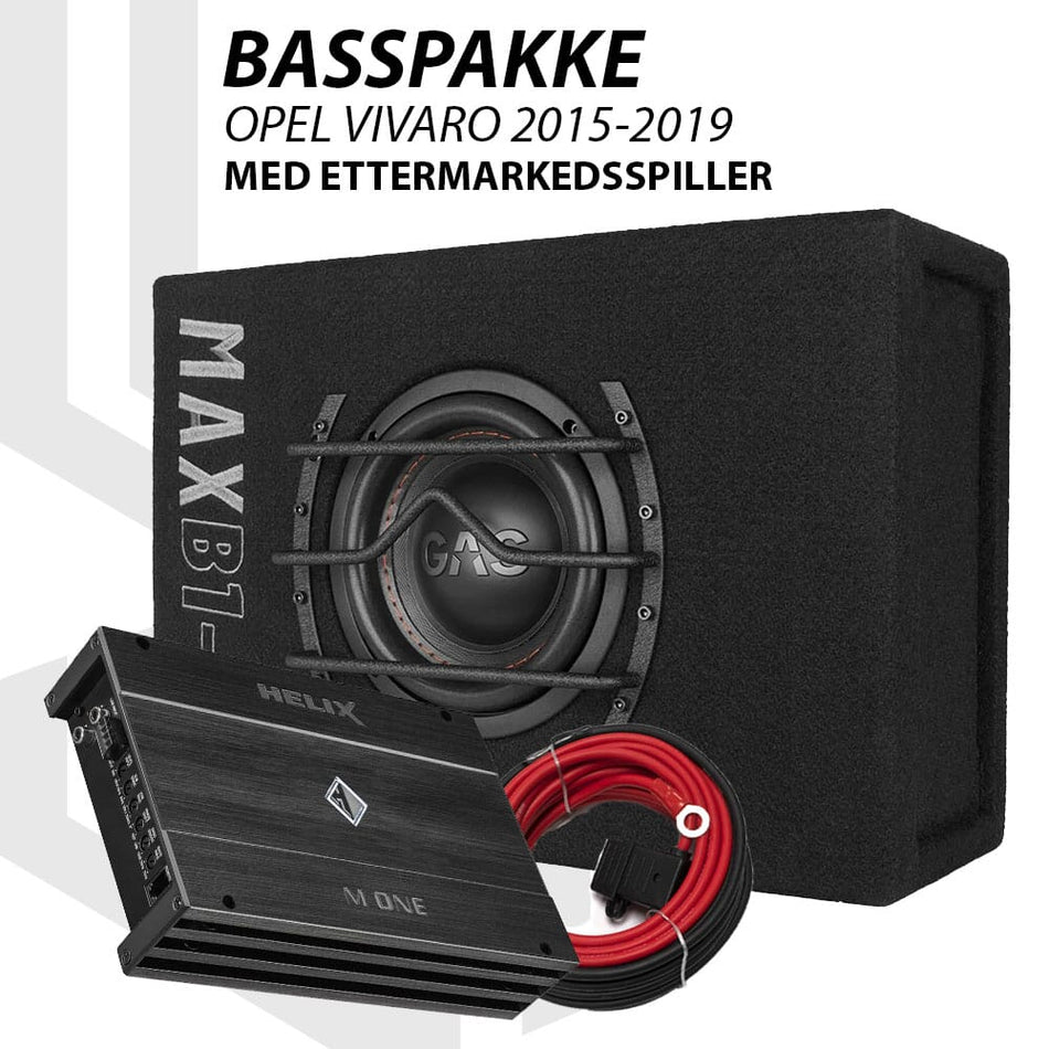 GAS / Helix Basspakke Opel Vivaro