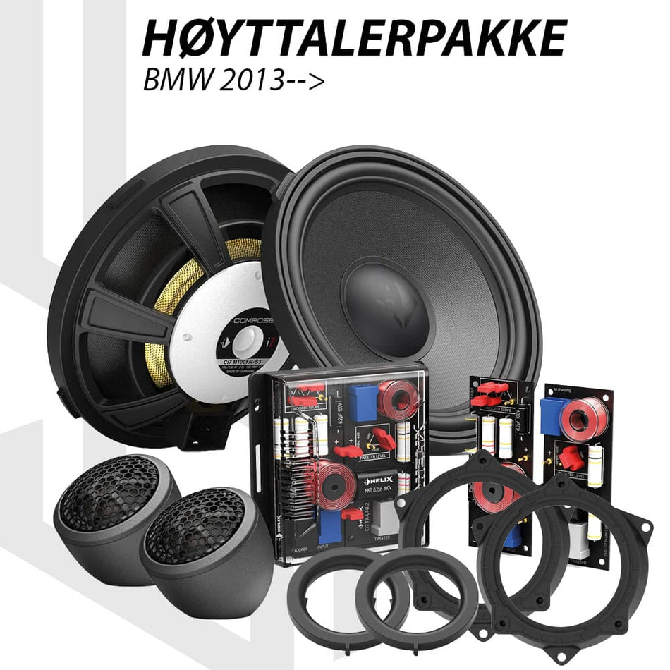 HELIX Ci7 høyttalerpakke for BMW