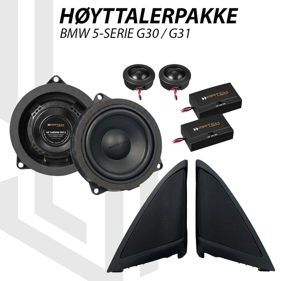 MATCH høyttalerpakke for BMW