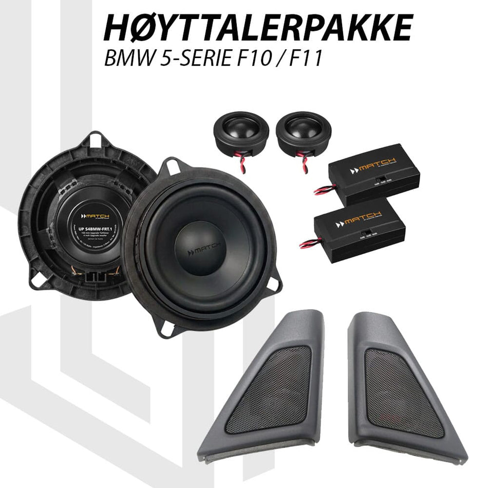 MATCH høyttalerpakke for BMW